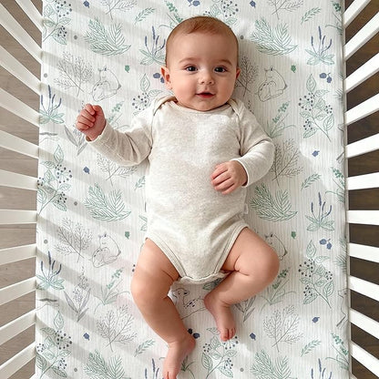 Muslin Mini Crib Sheets, 2 Pack - Image 2