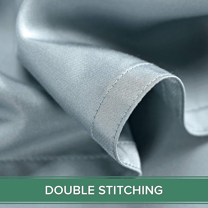 Pure Bamboo Twin Sheets, Genuine 100% Organic Viscose Derived from Bamboo Bed - Image 8
