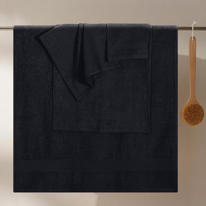 glamburg ultra soft 8-piece towel set - 100%, close-up detail