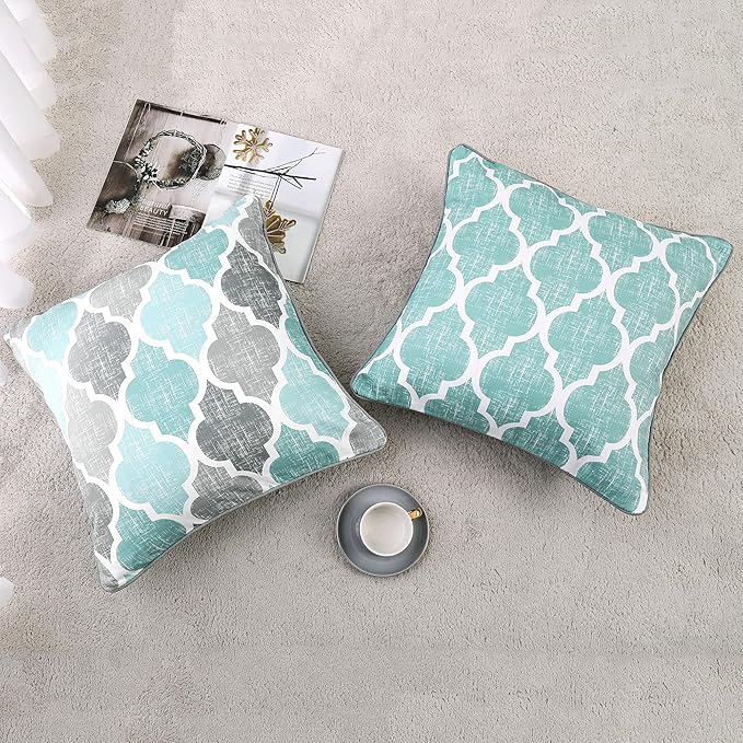 Beauoop Pack of 2 Throw Pillow Cases Covers - Image 7