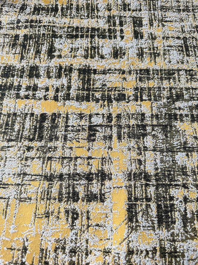 OctoRose 3 Side Zipper Upholstery Thick Linen Tweed Yellow, Twin SizeFuton - Image 4