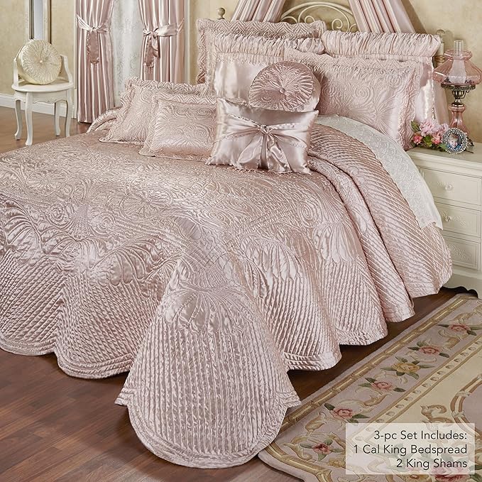 Touch of Class Portia Luxury Bedding | Posh Rose Quartz | Premier Quilted - Image 2