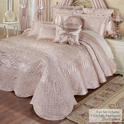 Touch of Class Portia Luxury Bedding | Posh Rose Quartz | Premier Quilted - Image 2