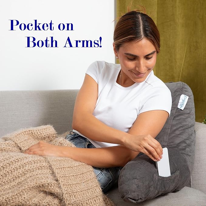 ComfortSpa Reading Pillow for Kids Teens Adult, Back Rest Pillow - Image 9