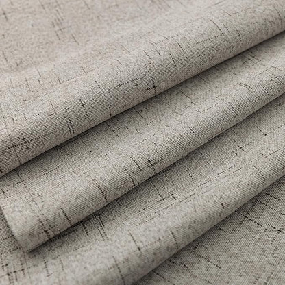 KOUFALL 94 Inch Long Blackout Curtains, Boho Taupe Linen Black Out Pleated - Image 7