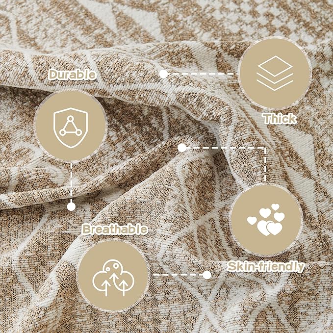 MEETSKY Boho Couch Cover Sofa Slipcover - Image 3