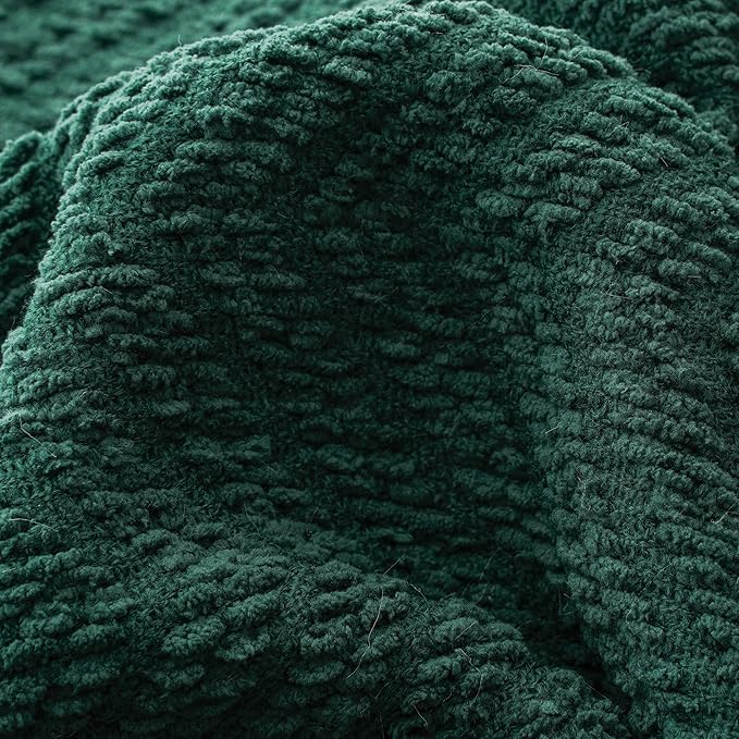 BATTILO HOME Forest Green Throw Blanket - Image 7