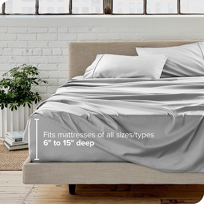 Bare Home Split King Sheet Set - Image 6