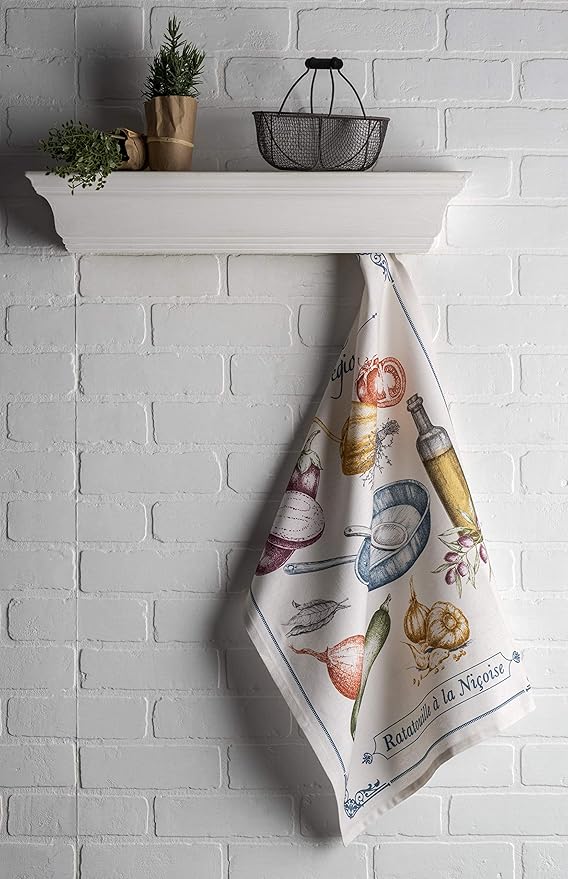 Maison d' Hermine Kitchen Towels Set of 3 100% Cotton 27.50" x 20" Reusable - Image 8