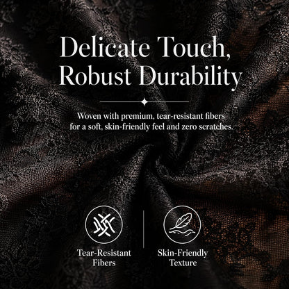 Halloween Black Lace Tablecloth Extra Long Gothic Table Cloth