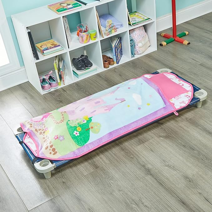 EVERYDAY KIDS Cute Preschooler and Toddler Cot Nap Mat - Image 4