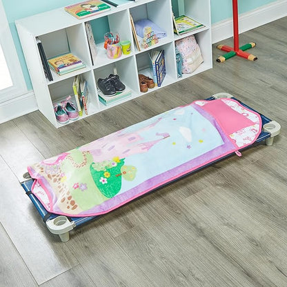 EVERYDAY KIDS Cute Preschooler and Toddler Cot Nap Mat - Image 4