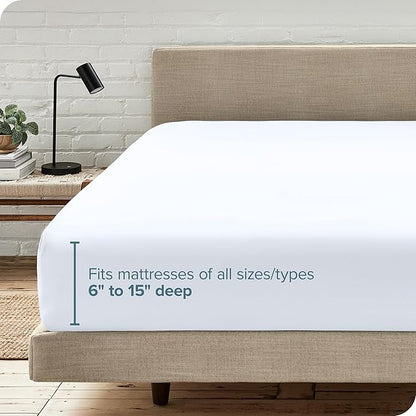 Bare Home Fitted Bottom Sheet Split Queen Size - Image 7