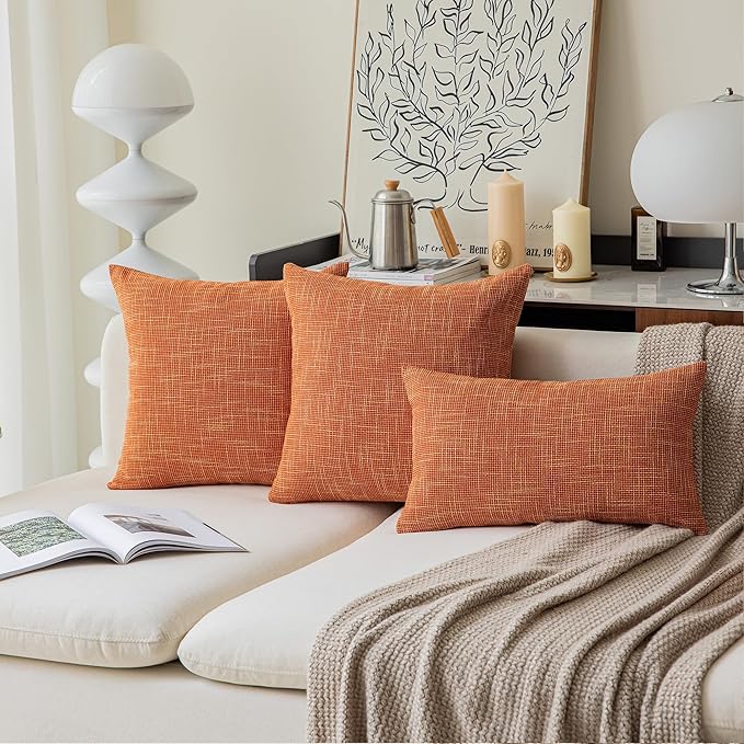 Kevin Textile Fall Pillow Covers Linen European Throw Pillow Sham Super Soft - Image 9