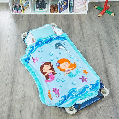 EVERYDAY KIDS Cute Preschooler and Toddler Cot Nap Mat - Image 2