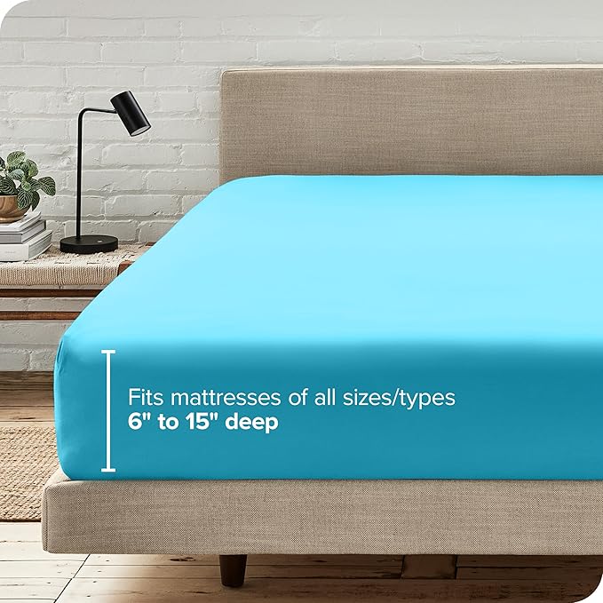 Bare Home Fitted Bottom Sheet Twin XL Size - Image 6