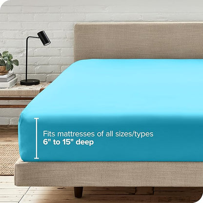 Bare Home Fitted Bottom Sheet Twin XL Size - Image 6