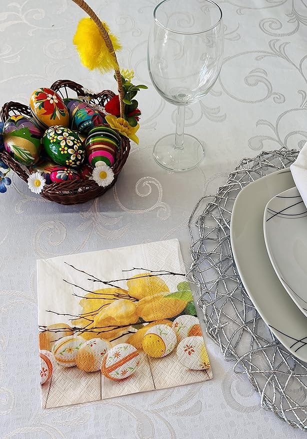 AM Decor Easter Luncheon Paper Napkins 20-Count Dinner Paper Napkins - Image 2