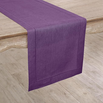 Solino Home Linen Table Runner 120 Inches Long - Image 2