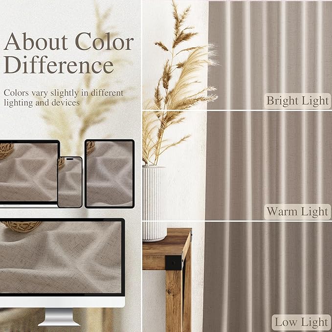 Nanspring 108 Inch Long Curtains - Image 3