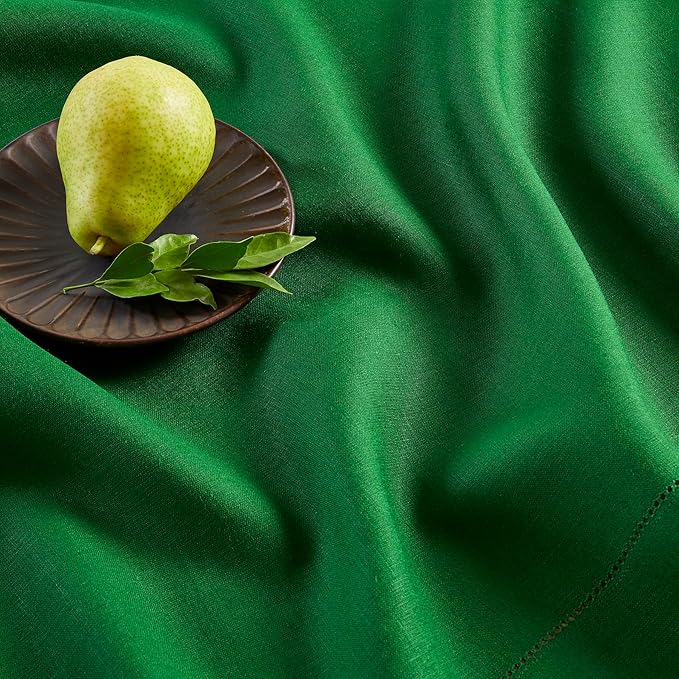 Solino Home Linen Garden Green Table Runner 132 Inches Long - Image 9
