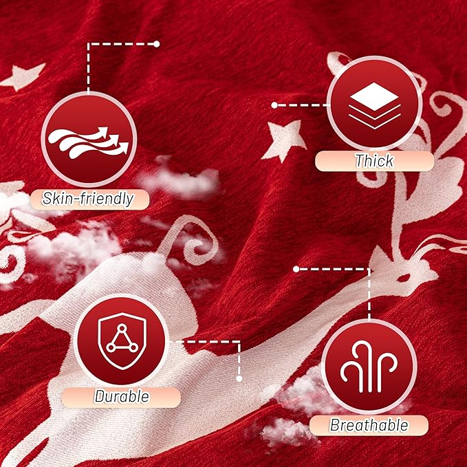 MYSKY HOME Christmas Couch Cover - Image 4