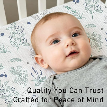 Muslin Mini Crib Sheets, 2 Pack - Image 3