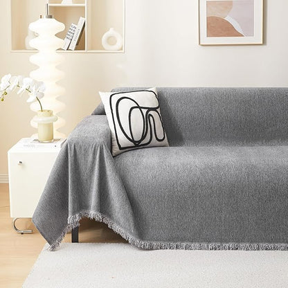 MEETSKY Couch Covers for Sofa Covers Washable, Dog Couch Covers for 2 Cushion - Image 7