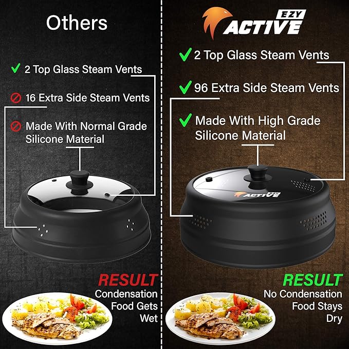 Collapsible Microwave Cover for Food - Image 6