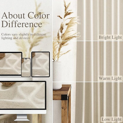 Nanspring Extra Long 120 Inch Curtains - Image 3