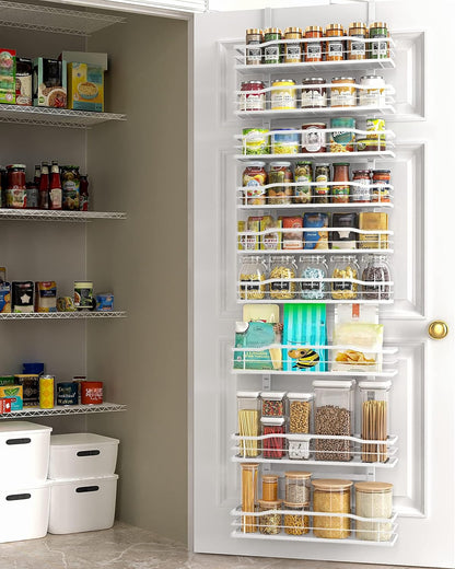 moforoco white 9-tier over the door pantry organizer, main product view