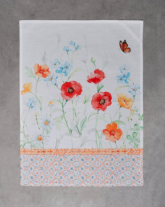 Maison d' Hermine Kitchen Towels Set of 2 100% Cotton 27.50" x 20" Reusable - Image 2
