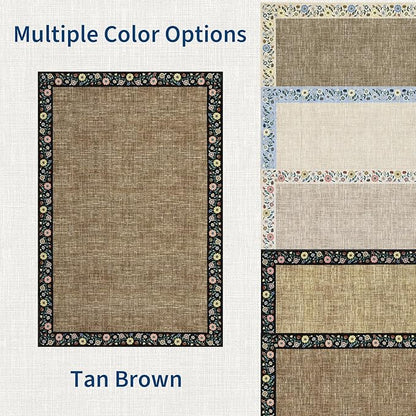 GarveeHome Entryway Rug 2x6 Modern Bordered Runner Rug Washable Kitchen Runners - Image 8