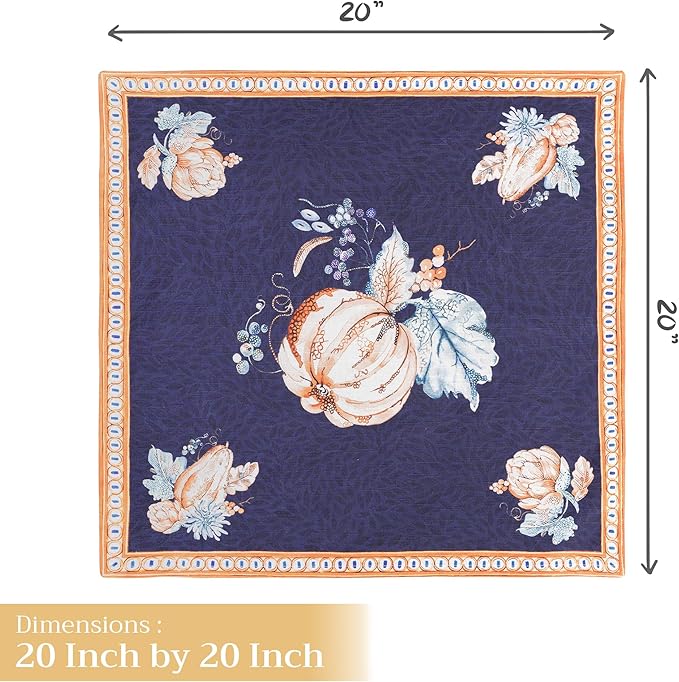 Maison d' Hermine Cloth Napkins Set of 4 100% Cotton - Image 4