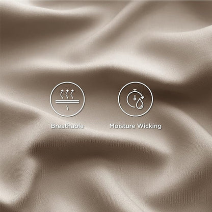 Bedsure Cooling Sheets Twin, Rayon Derived from Bamboo, Breathable & Soft Twin - Image 4