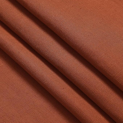 Linen Blend Terracotta Curtains 96 inches Long 2 Panel Back Tab Rod Pocket - Image 5