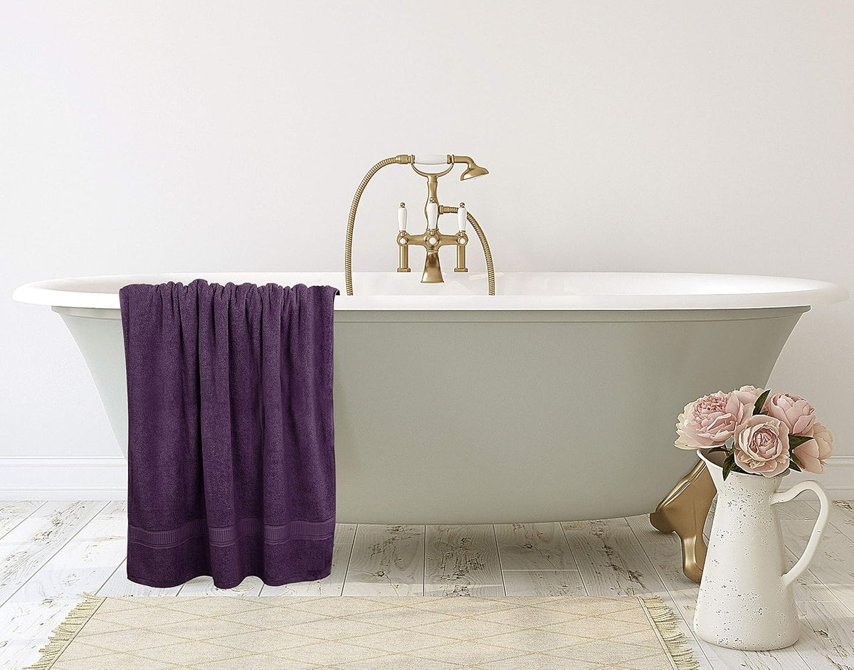 utopia towels jumbo bath sheets, 2 pack, 35x70, front angle view