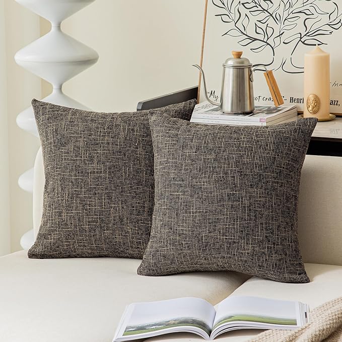 Kevin Textile Soft Solid Lined Linen Pillow Cover Durable Pillowcase Fashion by KevinTextile