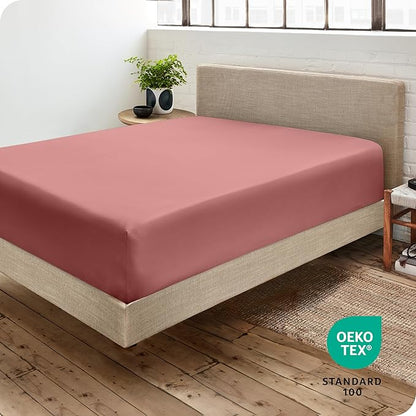 Bare Home Fitted Bottom Sheet Queen Size - Image 4