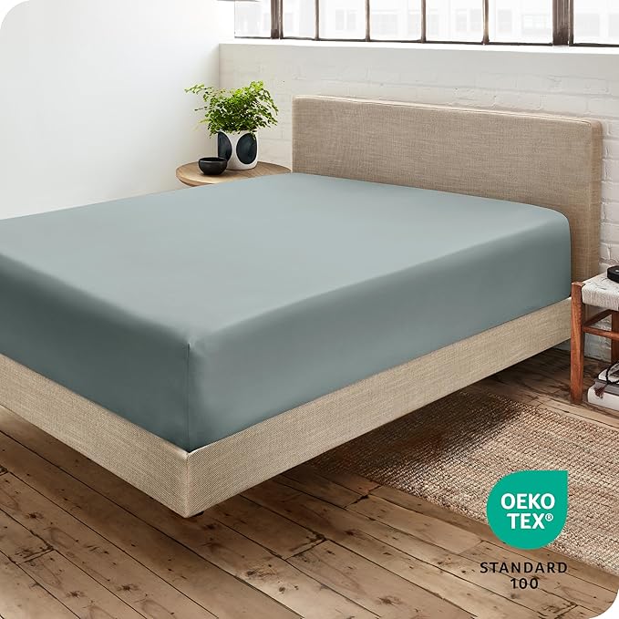 Bare Home Fitted Bottom Sheet King Size - Image 4