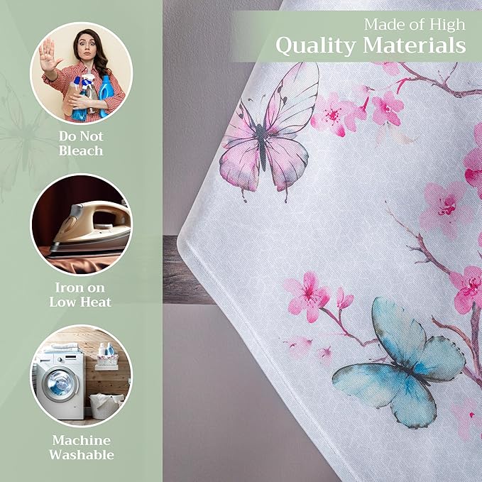 Maison d' Hermine Kitchen Towels Set of 2 100% Cotton 27.50" x 20" Reusable - Image 3