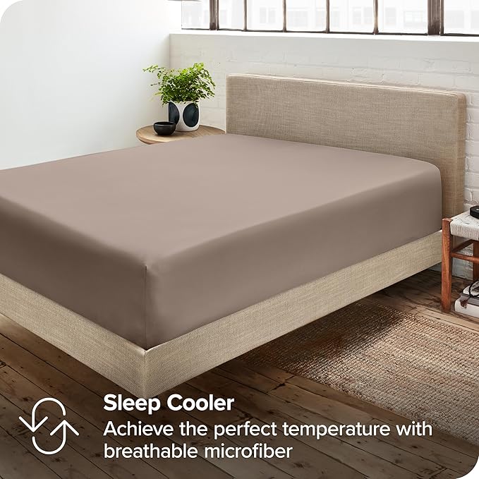 Bare Home 2-Pack Fitted Bottom Sheets Twin XL - Image 6