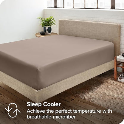 Bare Home 2-Pack Fitted Bottom Sheets Twin XL - Image 6