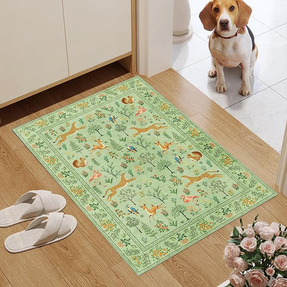 DUKINO 2x3 Rug, Washable Animal Rugs - Image 2