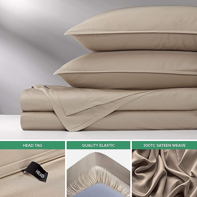 Pure Bamboo Full Sheets, Genuine 100% Organic Viscose Derived from Bamboo Bed - Image 6