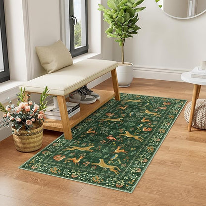 DUKINO 2x4 Rug for Hallway, Washable Kitchen Runner Rug by DUKINO