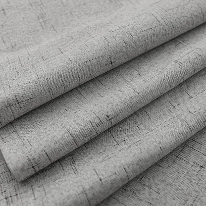 KOUFALL Light Grey Back Tab Linen Blackout Curtains 92 Inches Long - Image 7