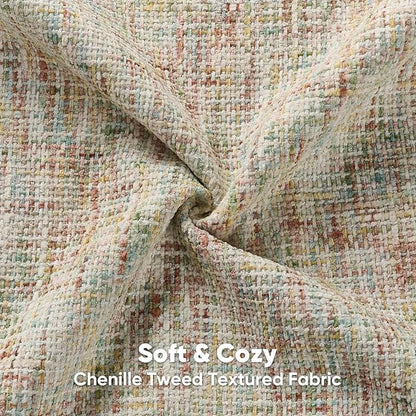 FUTEI Colorful Decorative Throw Pillow Covers 18x18 Inch Set of 2, Soft - Image 2