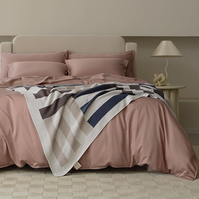 Double Stitch Cotton Tencel Duvet Cover - Image 7