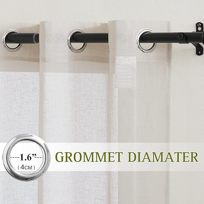 NICETOWN 48 inch Curtains 2 Panels Set - Image 2